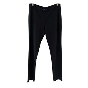 Eileen Fisher Womens Melanged Viscose Stretch Ponte Pant S Minimalist Comfy City